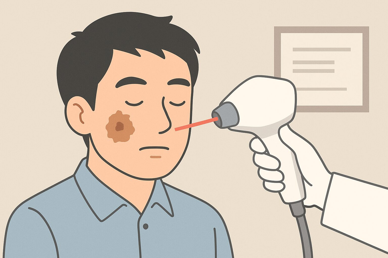 【皮膚科体験談】レーザー治療を受けてみた